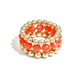 Bracelets set of 3 with beads