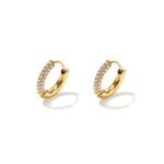 Stainless Steel Hoop Earrings Circle Simple Daily Simple Series Women's jewelry