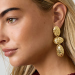 Stainless Steel Dangle Earrings irregular shape Casual Daily Simple Series Women's jewelry
