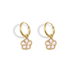 earrings flower cuteness