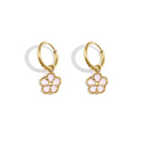 earrings flower cuteness