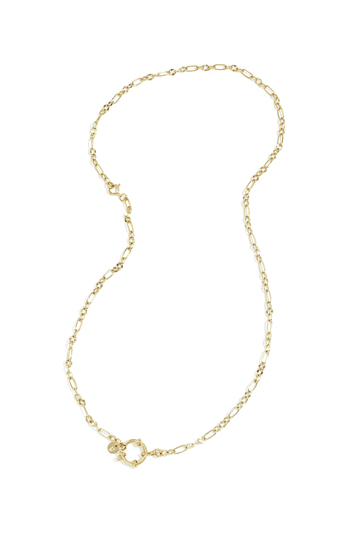 2-in-1 necklace and bracelet with varying links