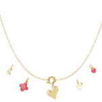 Chunky heart DIY necklace