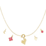 Chunky heart DIY necklace