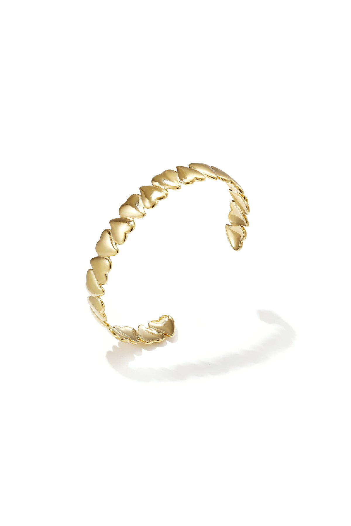 Bangle with changing hearts