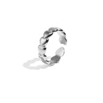 Stainless Steel Minimalist Rings Heart Casual Daily Simple Series Women's jewelry