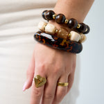 Resin Bangles Leopard Print Classic Daily Simple Series Women's jewelry