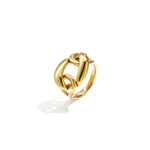 Statement ring with large link