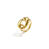 Statement ring with large link