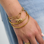 Stainless Steel Charm Bracelets Animal Simple Daily Simple Series Women's jewelry