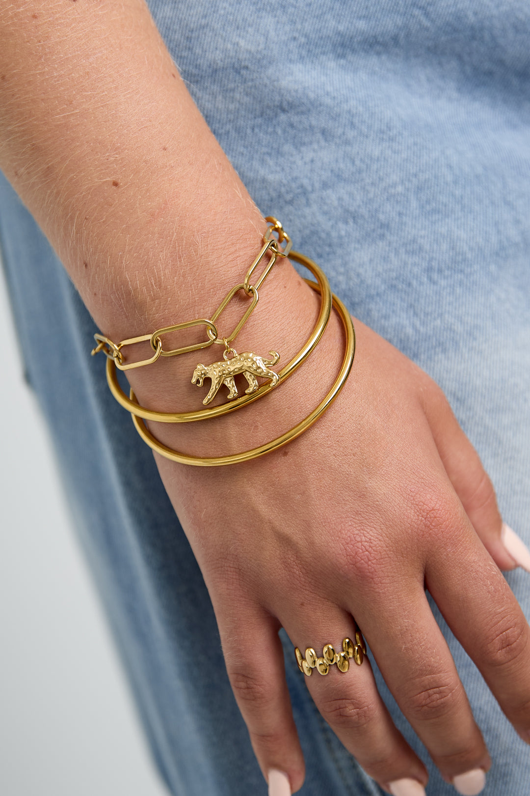 Stainless Steel Charm Bracelets Animal Simple Daily Simple Series Women's jewelry