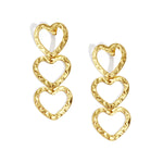 Stainless Steel Dangle Earrings Heart Casual Daily Simple Series Women's jewelry