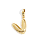 DIY initial letter jewelry charm