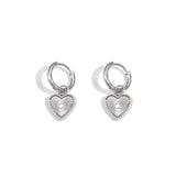 earrings hearts hope