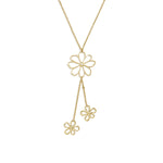 Stainless Steel Pendant necklaces Flower Daily Simple Series Women's jewelry