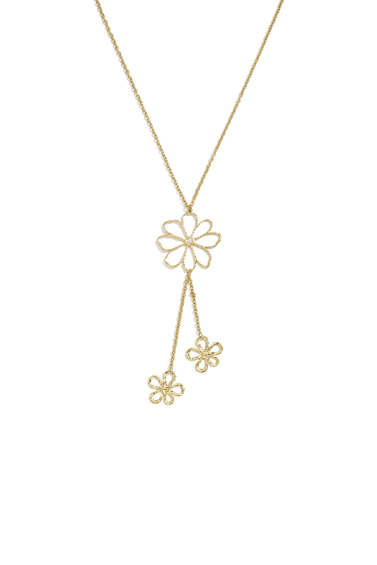 Stainless Steel Pendant necklaces Flower Daily Simple Series Women's jewelry