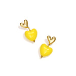 Stainless Steel Drop Earrings Heart Casual Daily Romantic Series Women's jewelry