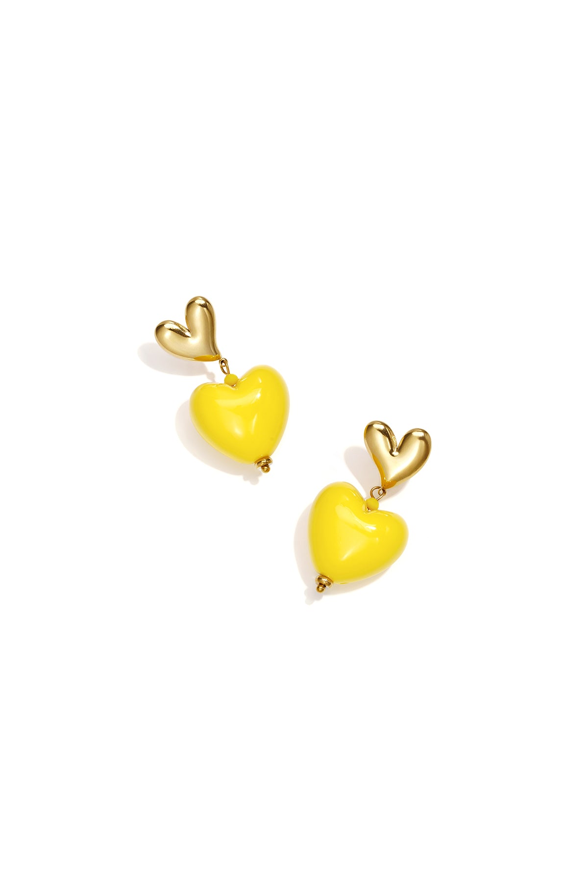 Stainless Steel Drop Earrings Heart Casual Daily Romantic Series Women's jewelry