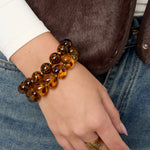 Acrylic Beaded Bracelets Leopard Print Retro Daily Classic Series Women's jewelry