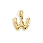 DIY initial letter jewelry charm