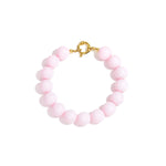 Bracelet with medium beads and front clasp-12mm