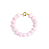Bracelet with medium beads and front clasp-12mm