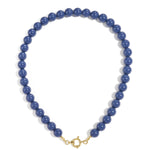 Beaded necklace with front closure - 12mm