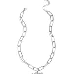Link chain with panther charm