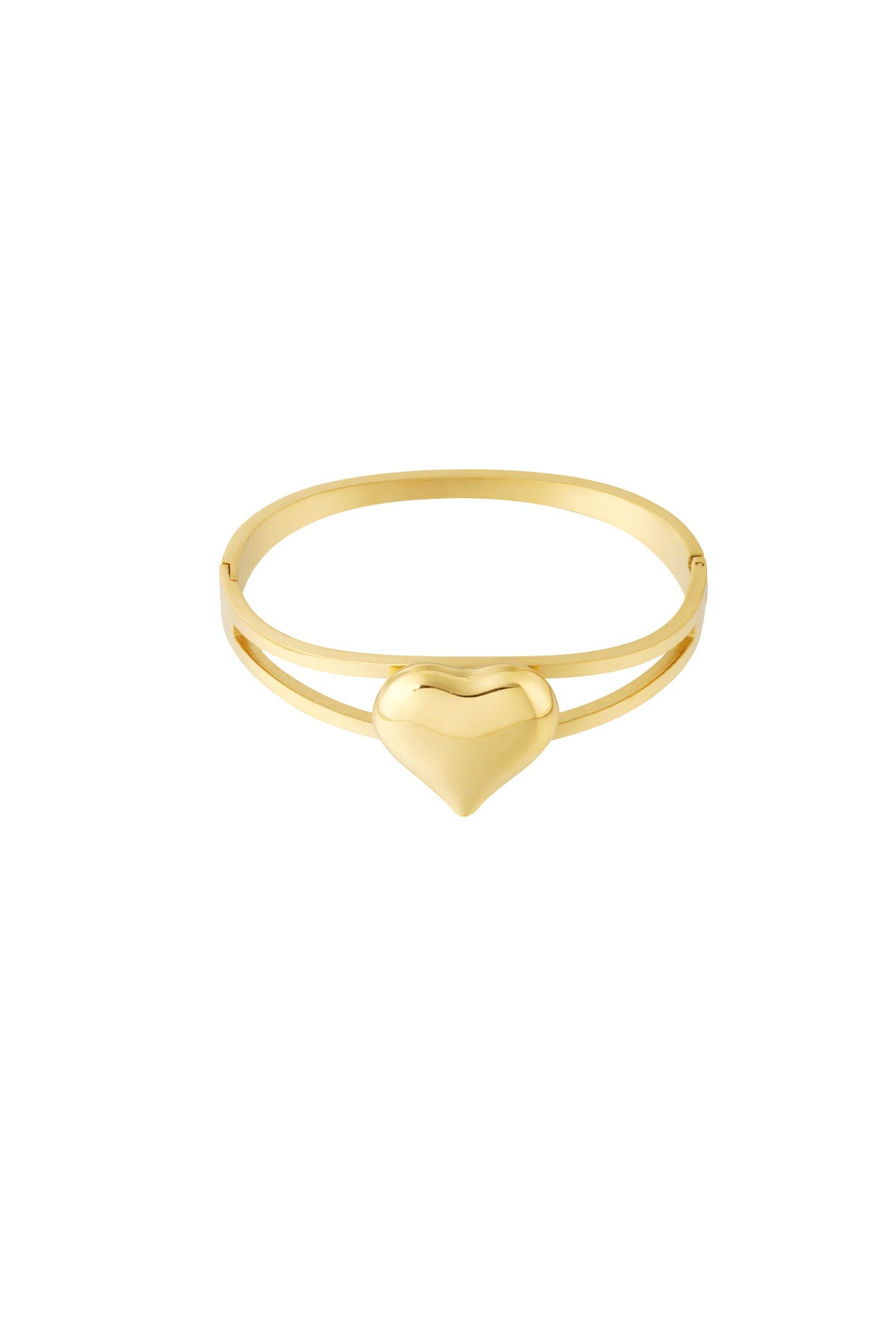 Double heart bracelet