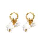 14K Gold Plated Stainless Steel Beads Earrings Animal Vacation Gathering/Party Romantic Series Women's jewelry