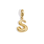 DIY initial letter jewelry charm