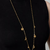 Sun Moon Star long Necklace