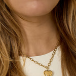 Stainless Steel Pendant necklaces Heart Casual Daily Simple Series Women's jewelry