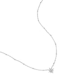 Necklace with beads and shooting star