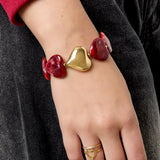 Acrylic Beaded Bracelets Heart Retro Daily Classic Series Women's jewelry