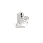 Stainless Steel Statement Rings Heart Casual Daily Romantic Series Women's jewelry