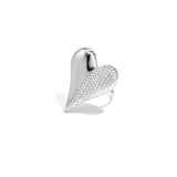 Stainless Steel Statement Rings Heart Casual Daily Romantic Series Women's jewelry