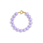 Bracelet with medium beads and front clasp-12mm