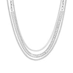 Stainless Steel Layered Necklaces Chain Casual Daily Simple Series Women's jewelry