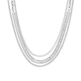 Stainless Steel Layered Necklaces Chain Casual Daily Simple Series Women's jewelry