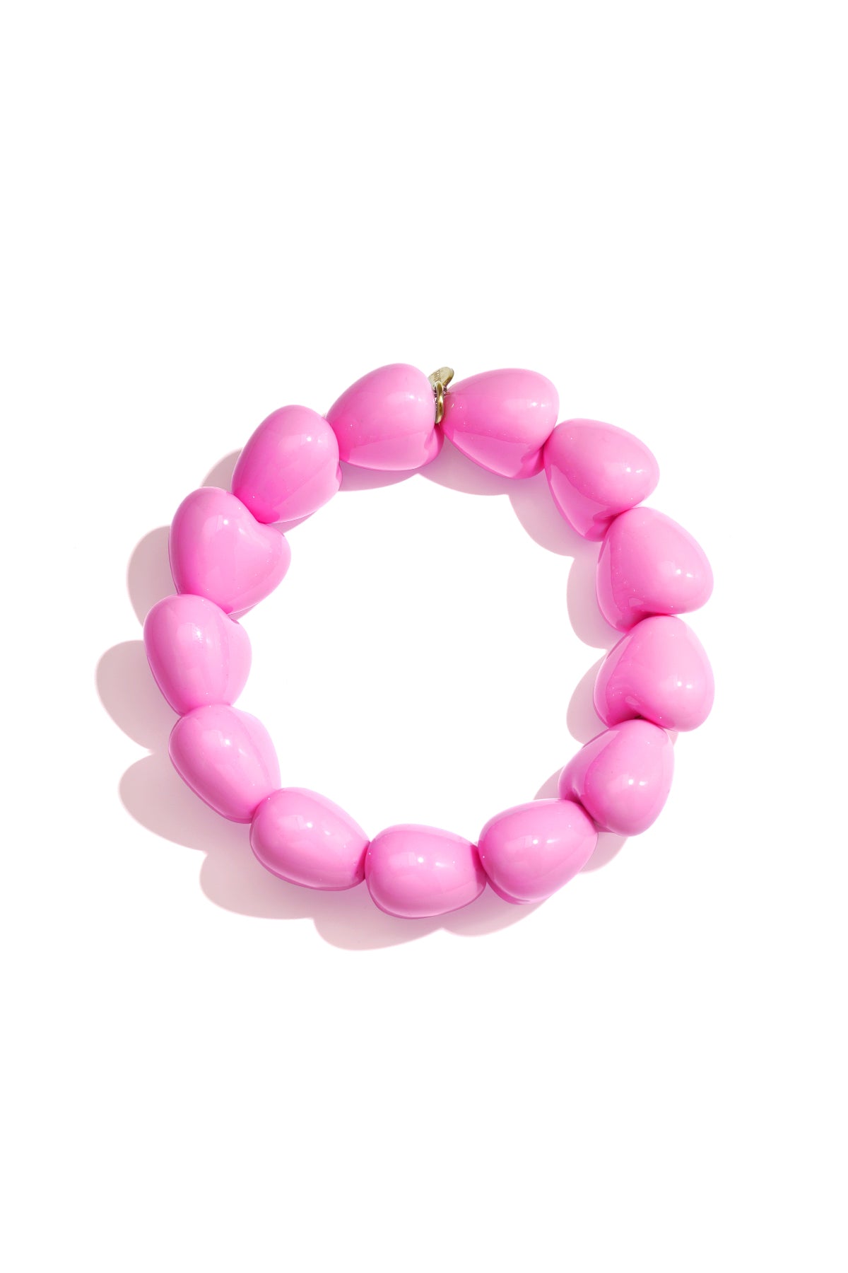 13-Bead Small Heart Bracelet