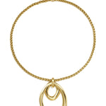 Stainless Steel Pendant necklaces Circle Casual Daily Simple Series Women's jewelry