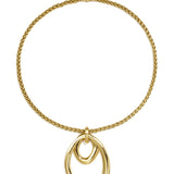 Stainless Steel Pendant necklaces Circle Casual Daily Simple Series Women's jewelry