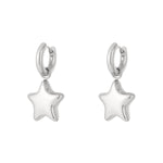 Stainless Steel Drop Earrings Star Daily Daily Simple Series Women's jewelry
