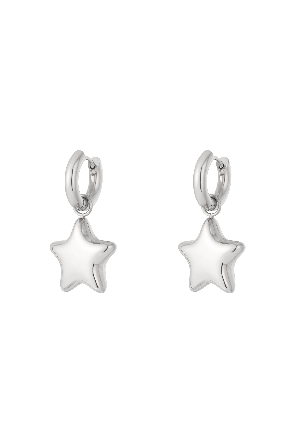 Stainless Steel Drop Earrings Star Daily Daily Simple Series Women's jewelry