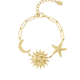 Sun Moon Star Necklace