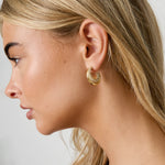 Stainless Steel Hoop Earrings circle Casual Daily Simple Series Women's jewelry