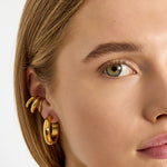 Stainless Steel Ear Cuffs lines Daily Simple Series Women's jewelry