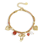 Stainless Steel Charm Bracelets Heart Casual Daily Simple Series Women's jewelry