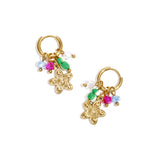 Stainless Steel Drop Earrings Flower Casual Daily Romantic Series Women's jewelry